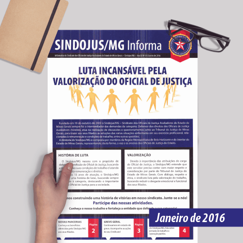 Informativo SINDOJUS MG 01/2016